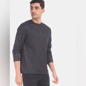 Calvin Klein Men’s Large Black/Gray Long Sleeve Shirt